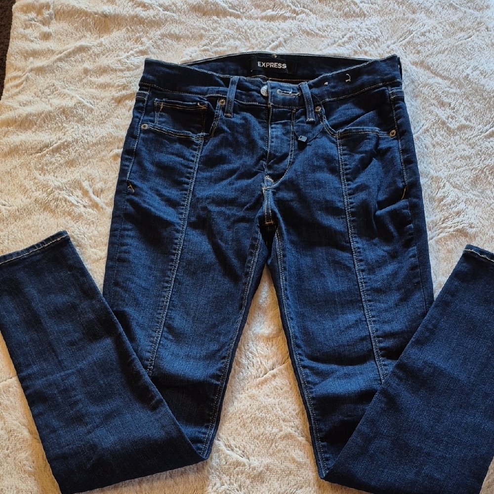 Express Women's Blue Jeans